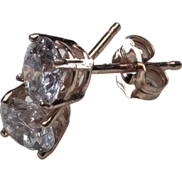 1ct Diamond Stud Earrings